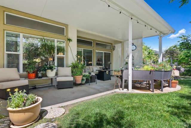 602 Summerset Dr, Rio Vista, CA 94571 - view of patio featuring outdoor lounge area