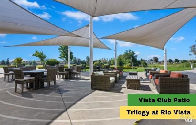 602 Summerset Dr, Rio Vista, CA 94571 - surrounding community featuring an outdoor living space and outdoor dining area