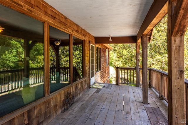 10520 Hwy 116, Forestville, CA 95436 - view of wooden terrace