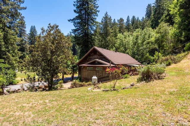 10520 Hwy 116, Forestville, CA 95436 - view of green lawn featuring a forest view
