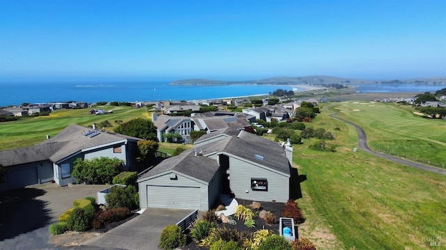 21199 Hummingbird Ct, Bodega Bay, CA 94923 - aerial perspective of suburban area featuring a large body of water and a golf course