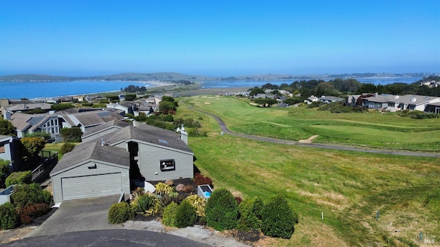 21199 Hummingbird Ct, Bodega Bay, CA 94923 - aerial view of residential area with a nearby body of water and a local golf course