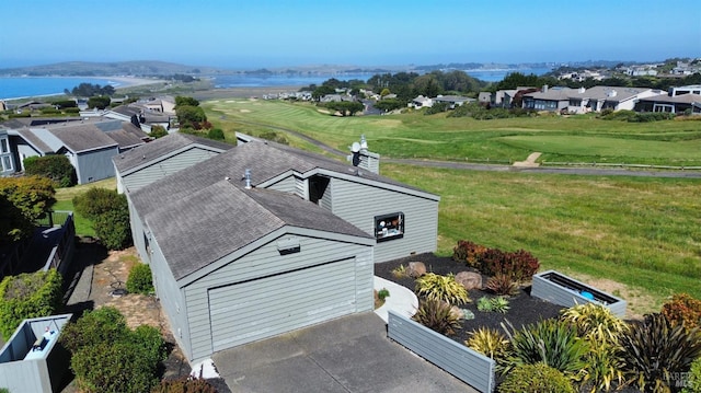 21199 Hummingbird Ct, Bodega Bay, CA 94923 - aerial view of residential area with a nearby body of water and a local golf course