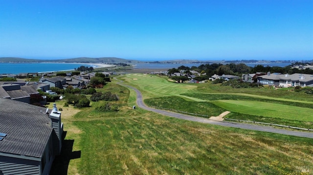 21199 Hummingbird Ct, Bodega Bay, CA 94923 - aerial perspective of suburban area featuring a large body of water and a golf club