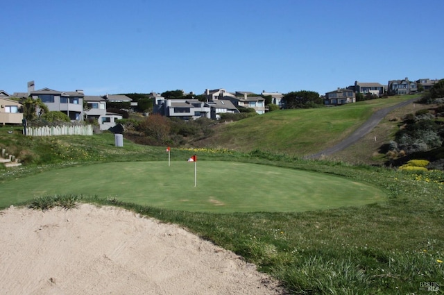21199 Hummingbird Ct, Bodega Bay, CA 94923 - view of property's community featuring a residential view, a putting green, and golf course view