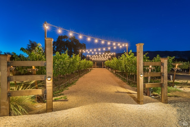 4223 Silverado Trl, Napa, CA 94558 - view of yard at twilight