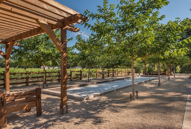 4223 Silverado Trl, Napa, CA 94558 - view of community with a game area and a pergola