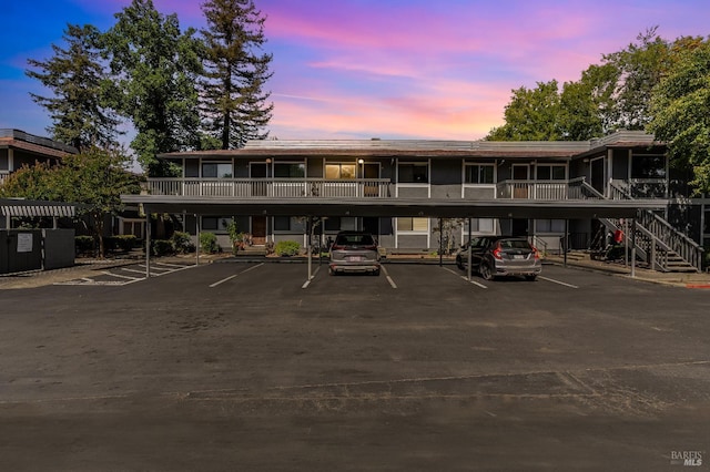 53 Monte Cresta Ave, Pleasant Hill, CA 94523 - property at dusk with covered parking