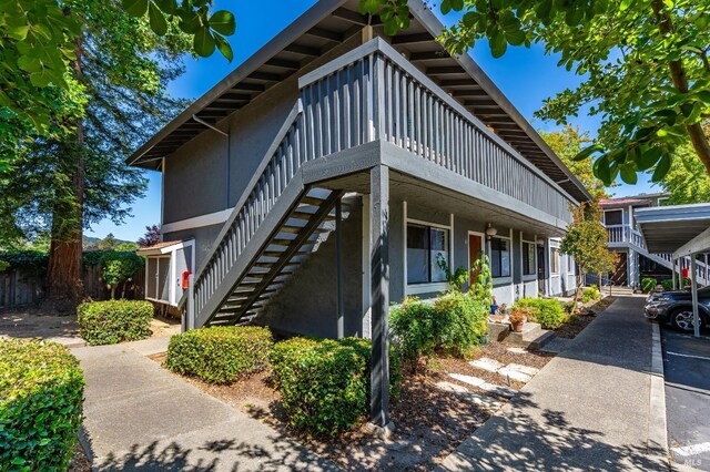 53 Monte Cresta Ave, Pleasant Hill, CA 94523 - view of side of home with stairs