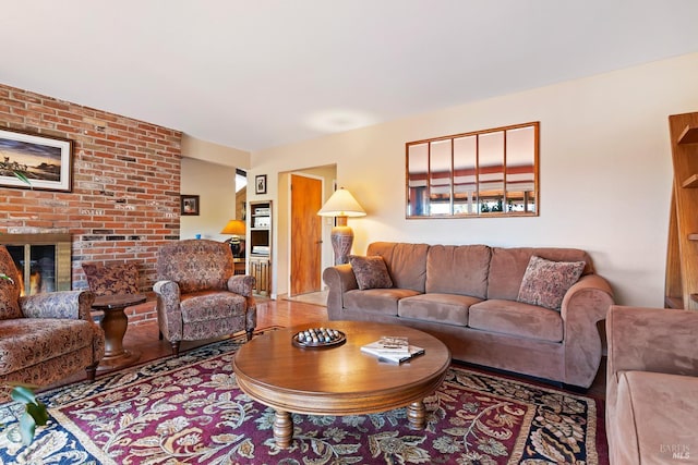 117 Farallon Dr, Vallejo, CA 94590 - living room featuring a fireplace and wood finished floors