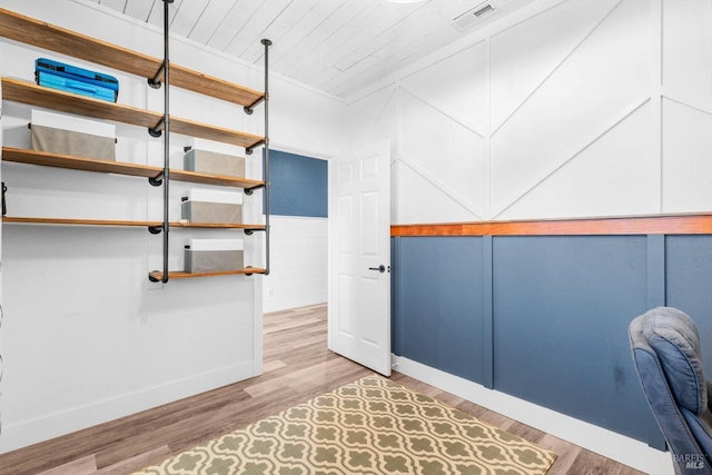 420 Georgetown Pl, Dixon, CA 95620 - interior space featuring light wood finished floors, baseboards, and wooden ceiling