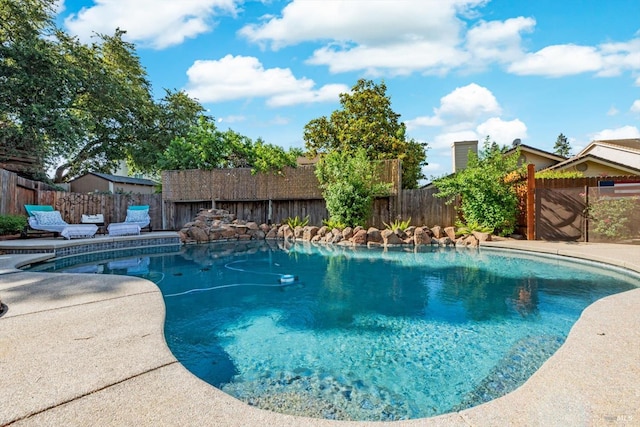 420 Georgetown Pl, Dixon, CA 95620 - view of swimming pool with a fenced backyard and a patio