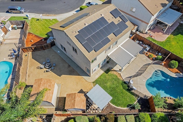 420 Georgetown Pl, Dixon, CA 95620 - aerial view of property and surrounding area with a pool