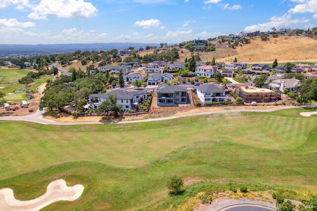3704 Llyn Glaslyn Pl, Santa Rosa, CA 95403 - aerial perspective of suburban area featuring a golf club
