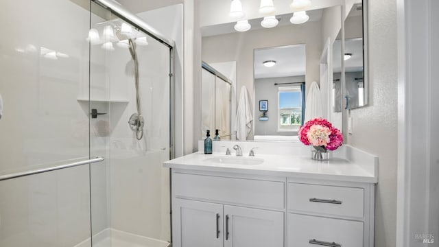 1212 Del Rancho Way, Petaluma, CA 94954 - bathroom with a shower stall and vanity