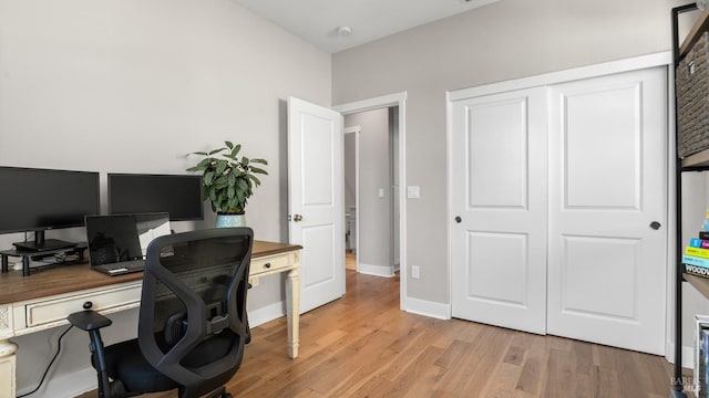 1212 Del Rancho Way, Petaluma, CA 94954 - office featuring light wood finished floors and baseboards
