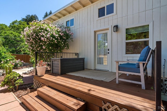 10 Waldruhe Hts, Glen Ellen, CA 95442 - view of wooden terrace