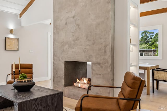 532 Pine Crest Rd, Mill Valley, CA 94941 - living area featuring wood finished floors and baseboards