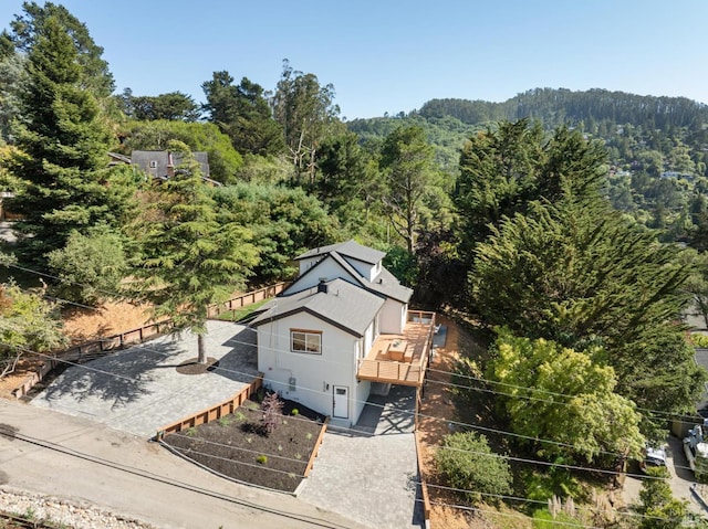 532 Pine Crest Rd, Mill Valley, CA 94941 - aerial view of property and surrounding area featuring a heavily wooded area