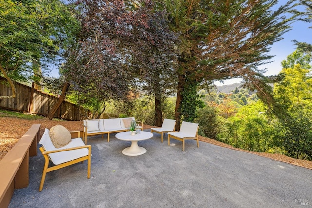 532 Pine Crest Rd, Mill Valley, CA 94941 - view of patio with an outdoor living space