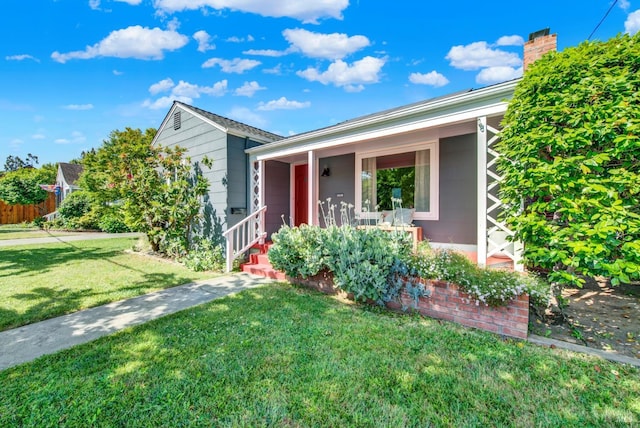 1645 Georgia St, Napa, CA 94559 - single story home with a porch and a front lawn