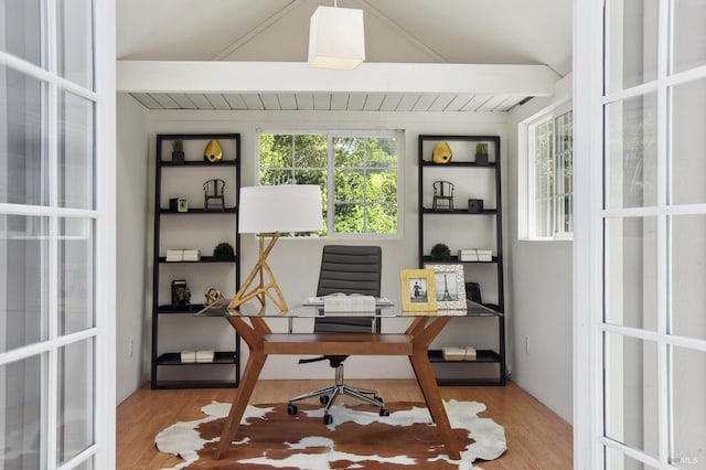 523 W Fairview Ave, Mill Valley, CA 94941 - office area featuring wood finished floors
