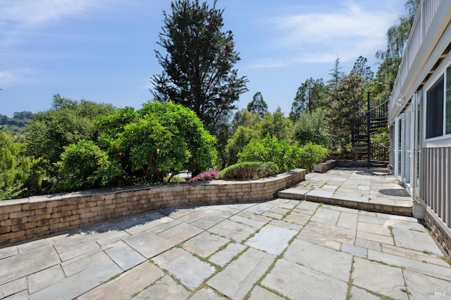 523 W Fairview Ave, Mill Valley, CA 94941 - view of patio with stairs