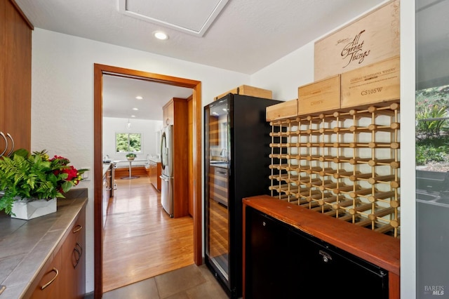 523 W Fairview Ave, Mill Valley, CA 94941 - wine cellar with recessed lighting