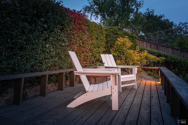 522 Blackstone Dr, San Rafael, CA 94903 - view of wooden terrace