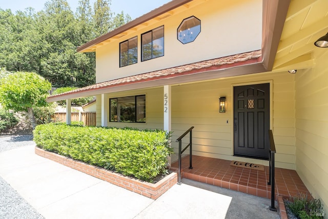 522 Blackstone Dr, San Rafael, CA 94903 - entrance to property featuring covered porch