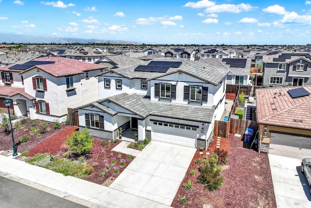 544 Oakham Dr, Vacaville, CA 95687 - view of front of property with a residential view, stone siding, concrete driveway, and stucco siding
