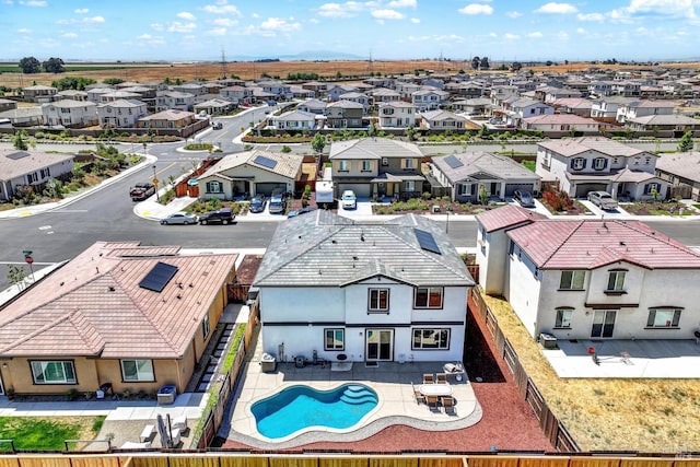 544 Oakham Dr, Vacaville, CA 95687 - aerial perspective of suburban area with a pool