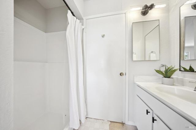 1259 Royal Oak Ter Unit A, Novato, CA 94947 - bathroom with vanity and a shower with curtain