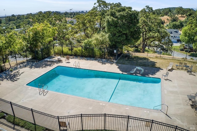 1259 Royal Oak Ter Unit A, Novato, CA 94947 - community pool with a patio and view of wooded area