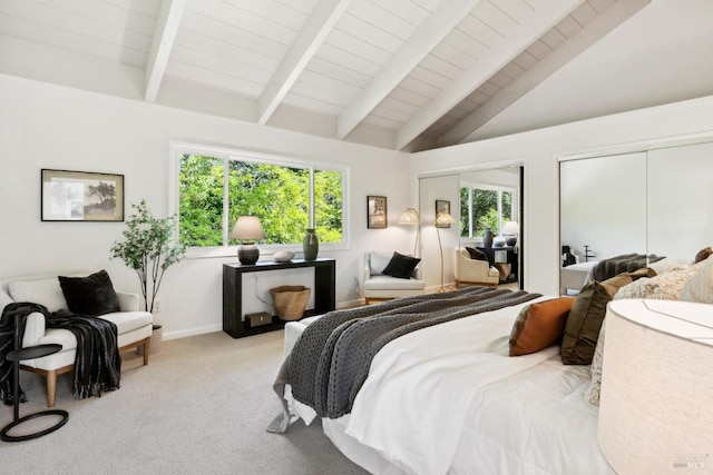 2647 Heatherstone Dr, San Rafael, CA 94903 - bedroom featuring two closets, light carpet, and baseboards