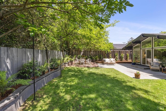 2647 Heatherstone Dr, San Rafael, CA 94903 - view of yard featuring a patio area and outdoor lounge area