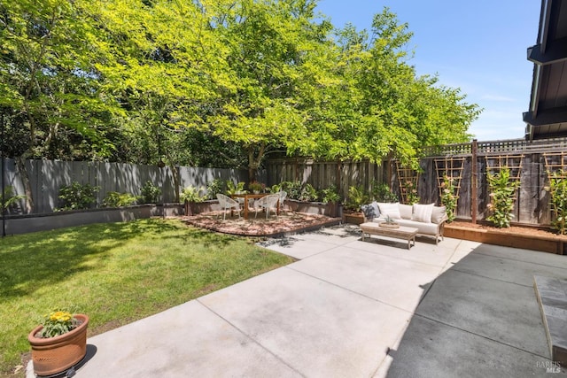 2647 Heatherstone Dr, San Rafael, CA 94903 - view of patio / terrace with outdoor lounge area