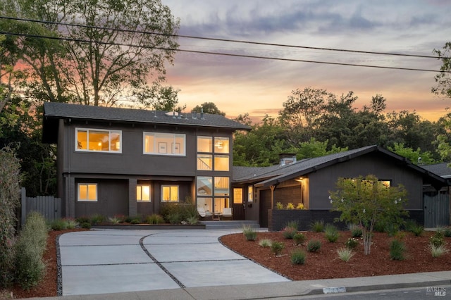 2647 Heatherstone Dr, San Rafael, CA 94903 - view of front of home with driveway and an attached garage