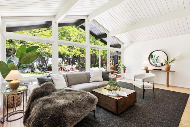 2647 Heatherstone Dr, San Rafael, CA 94903 - living room featuring plenty of natural light, wood finished floors, and baseboards