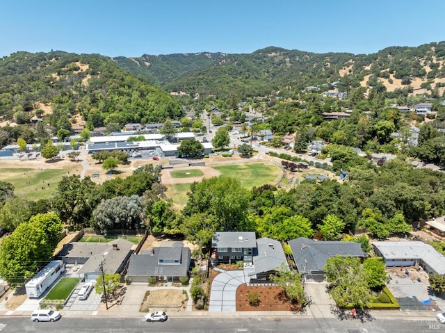 2647 Heatherstone Dr, San Rafael, CA 94903 - aerial perspective of suburban area with mountains