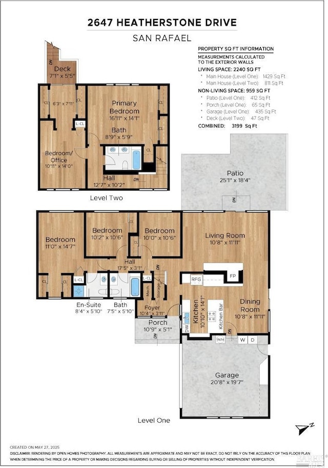 2647 Heatherstone Dr, San Rafael, CA 94903 - property floor plan