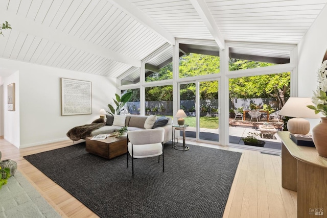 2647 Heatherstone Dr, San Rafael, CA 94903 - sunroom with wood finished floors, baseboards, and a wooden deck