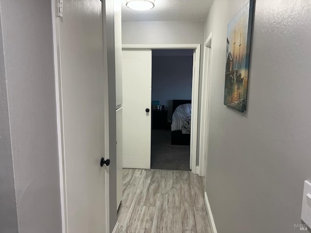 69 Eastside Cir, Petaluma, CA 94954 - hallway featuring light wood finished floors and a textured ceiling