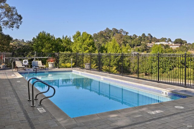 46 De Silva Island Dr, Mill Valley, CA 94941 - community pool featuring a patio area