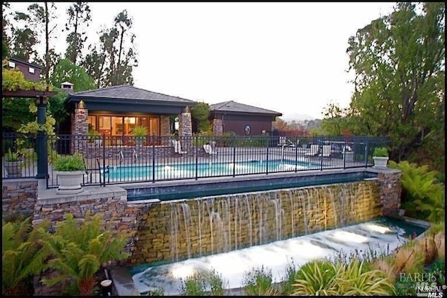 46 De Silva Island Dr, Mill Valley, CA 94941 - community pool featuring a patio