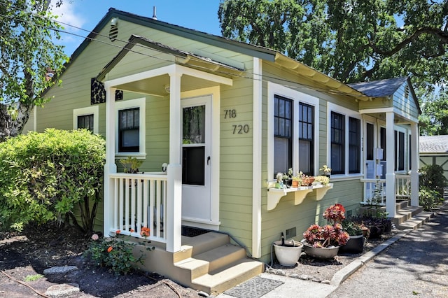 718 Charles St, Santa Rosa, CA 95404 - view of shotgun-style home