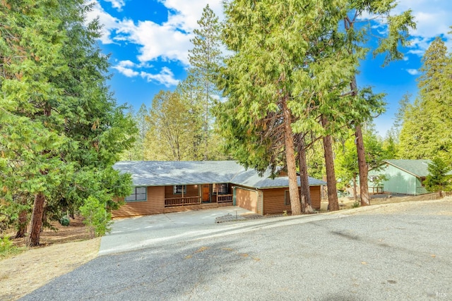19828 Greenview Dr, Twain Harte, CA 95383 - view of front of home with an attached garage and driveway
