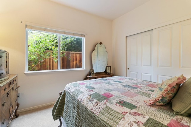 809 Muscat Ct, Petaluma, CA 94954 - bedroom featuring light carpet, baseboards, and a closet