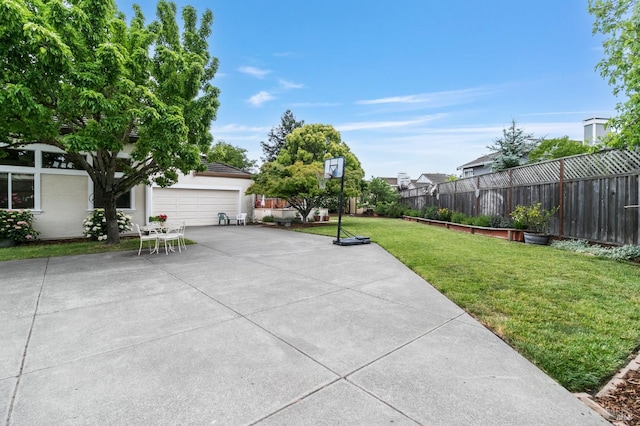 809 Muscat Ct, Petaluma, CA 94954 - view of patio / terrace featuring driveway and an attached garage