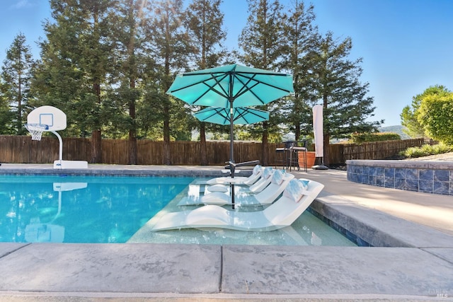 1745 Durbin Ln, Fairfield, CA 94534 - view of swimming pool with a fenced backyard